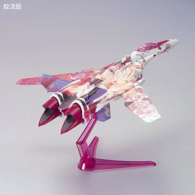 万代超时空要塞系列拼装模型 1比100不可变形 VF-25 雪露痛机 - 图片
