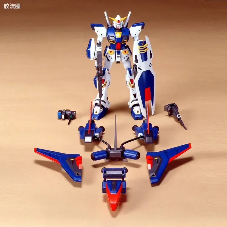 机动战士高达高达F90拼装模型 1/100 02 F90P 高达F90P - 图片