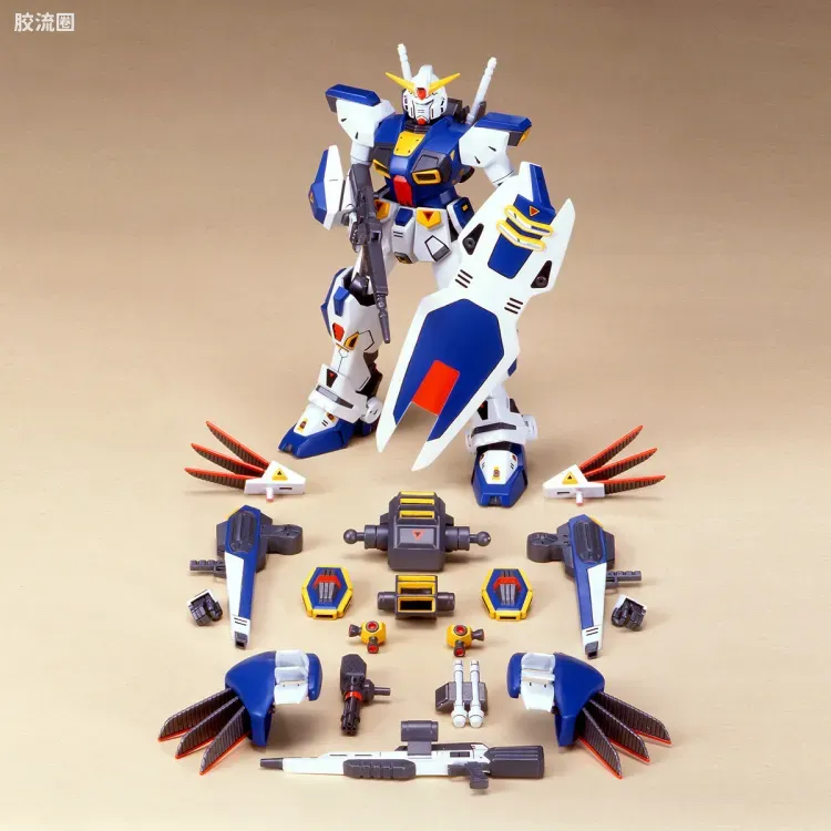 机动战士高达高达F90拼装模型 1/100 03 F90V 高达F90V - 图片