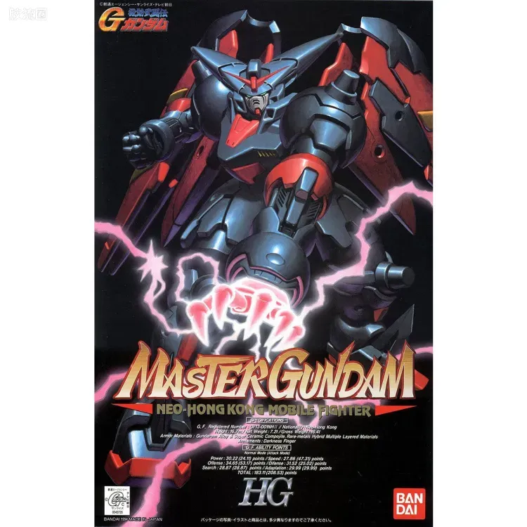 机动武斗传G高达拼装模型 HG 1/100 03 GF13-001NHⅡ 尊者高达 - 图片