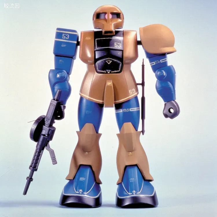 高达0079拼装模型 1/100 MS-05B 扎古Ⅰ 真实配色版 - 图片