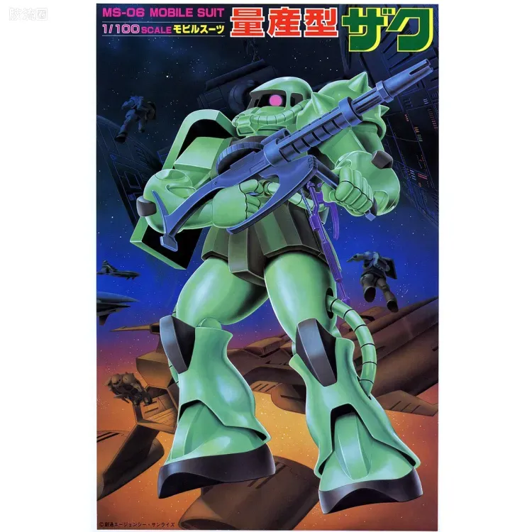 高达0079拼装模型 1/100 MS-06F 扎古Ⅱ - 图片