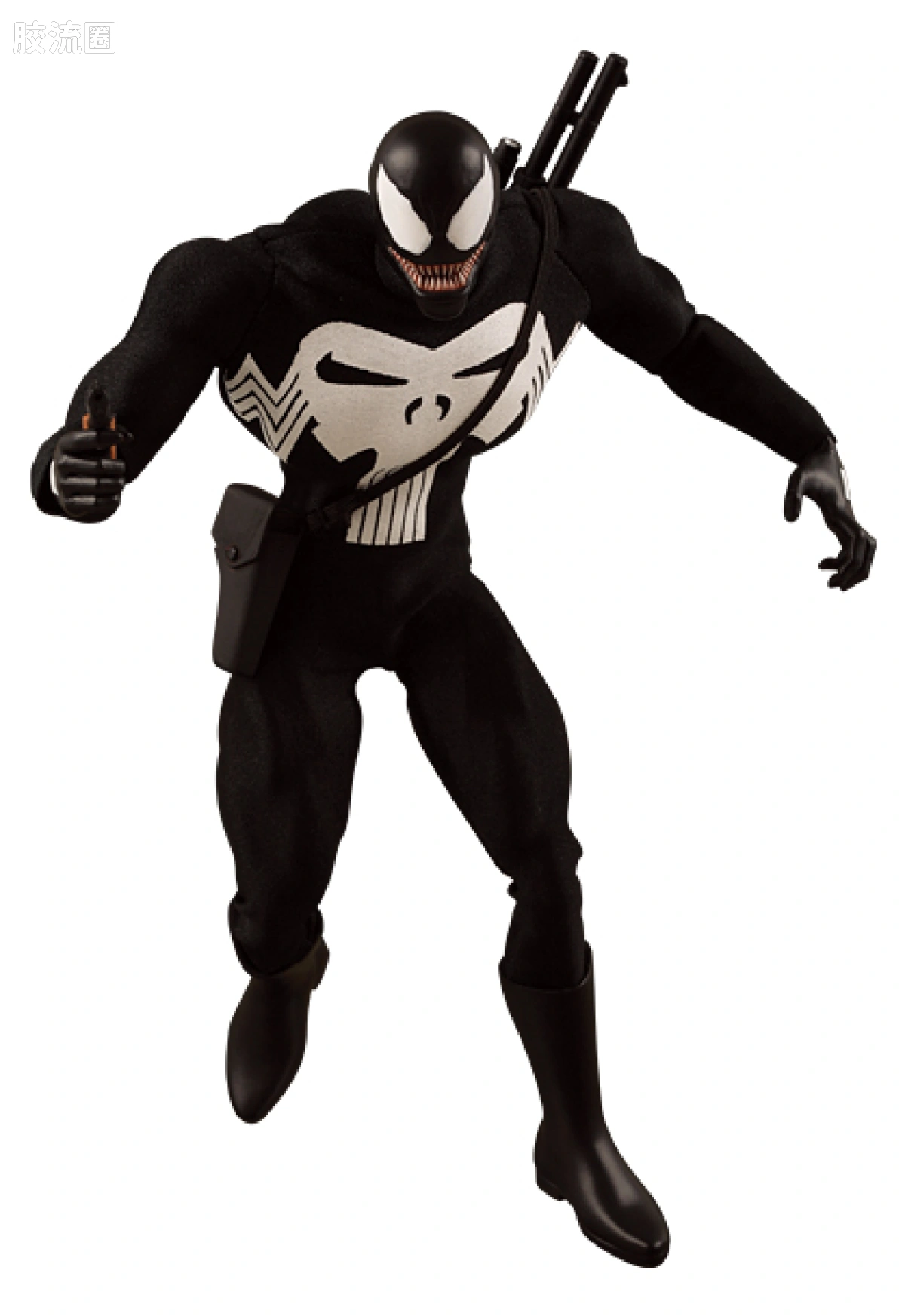 RAH12寸真人皮偶系列玩具 MARVEL角色 VENOM HAD POSSESSED THE PUNISHER - 图片