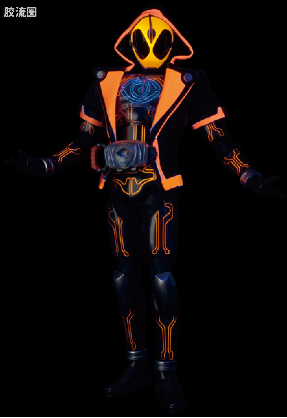 RAH12寸真人皮偶系列玩具 假面骑士 RAH 假面骑士 ghost 我魂 - 图片