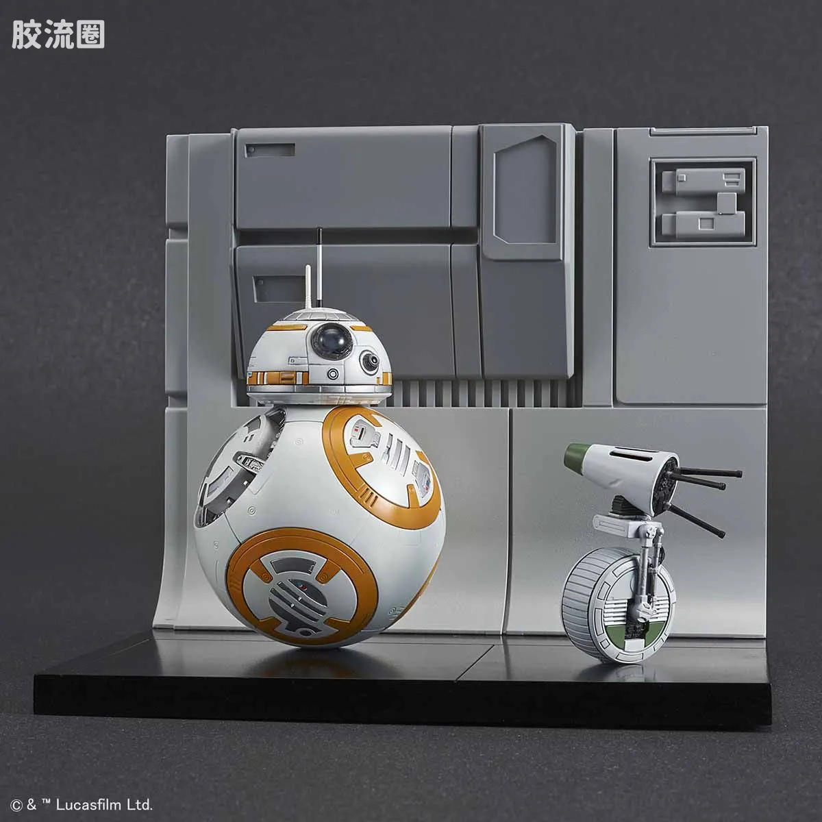 万代 星球大战系列拼装模型 机器人系列 1/12 BB-8&D-O机器人 天行者崛起Ver. - 图片