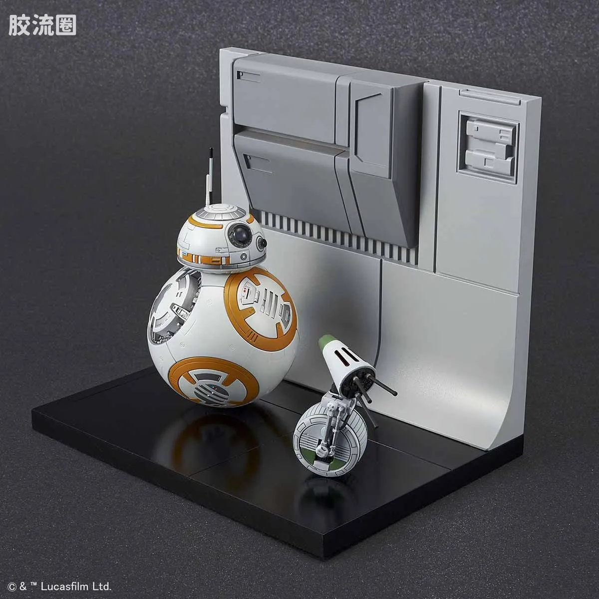 万代 星球大战系列拼装模型 机器人系列 1/12 BB-8&D-O机器人 天行者崛起Ver. - 图片