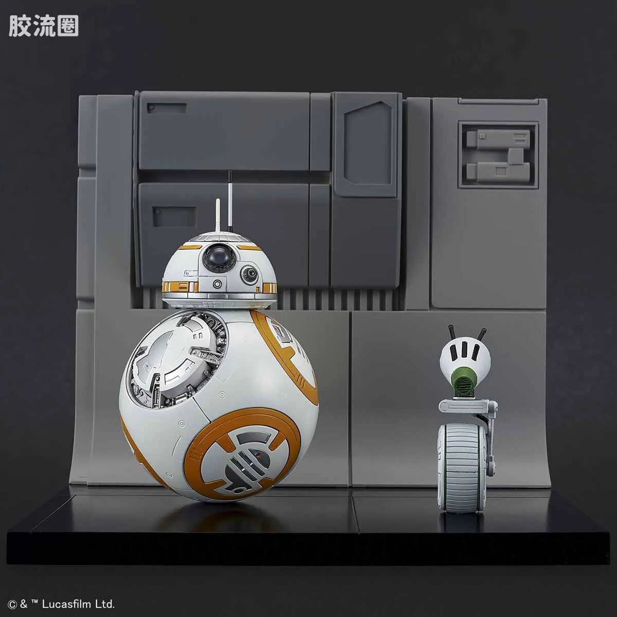 万代 星球大战系列拼装模型 机器人系列 1/12 BB-8&D-O机器人 天行者崛起Ver. - 图片