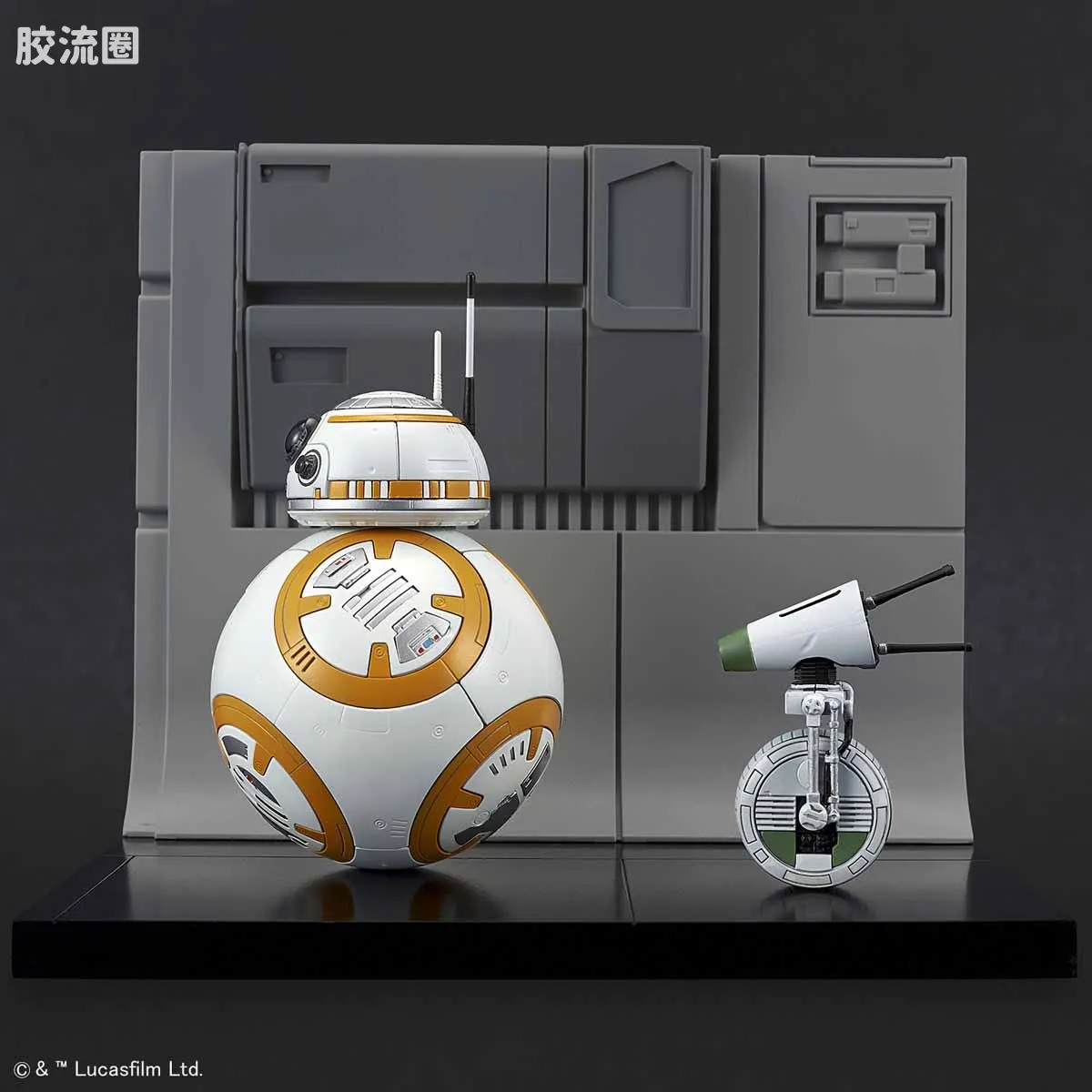 万代 星球大战系列拼装模型 机器人系列 1/12 BB-8&D-O机器人 天行者崛起Ver. - 图片