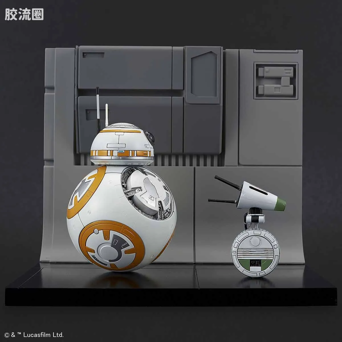 万代 星球大战系列拼装模型 机器人系列 1/12 BB-8&D-O机器人 天行者崛起Ver. - 图片