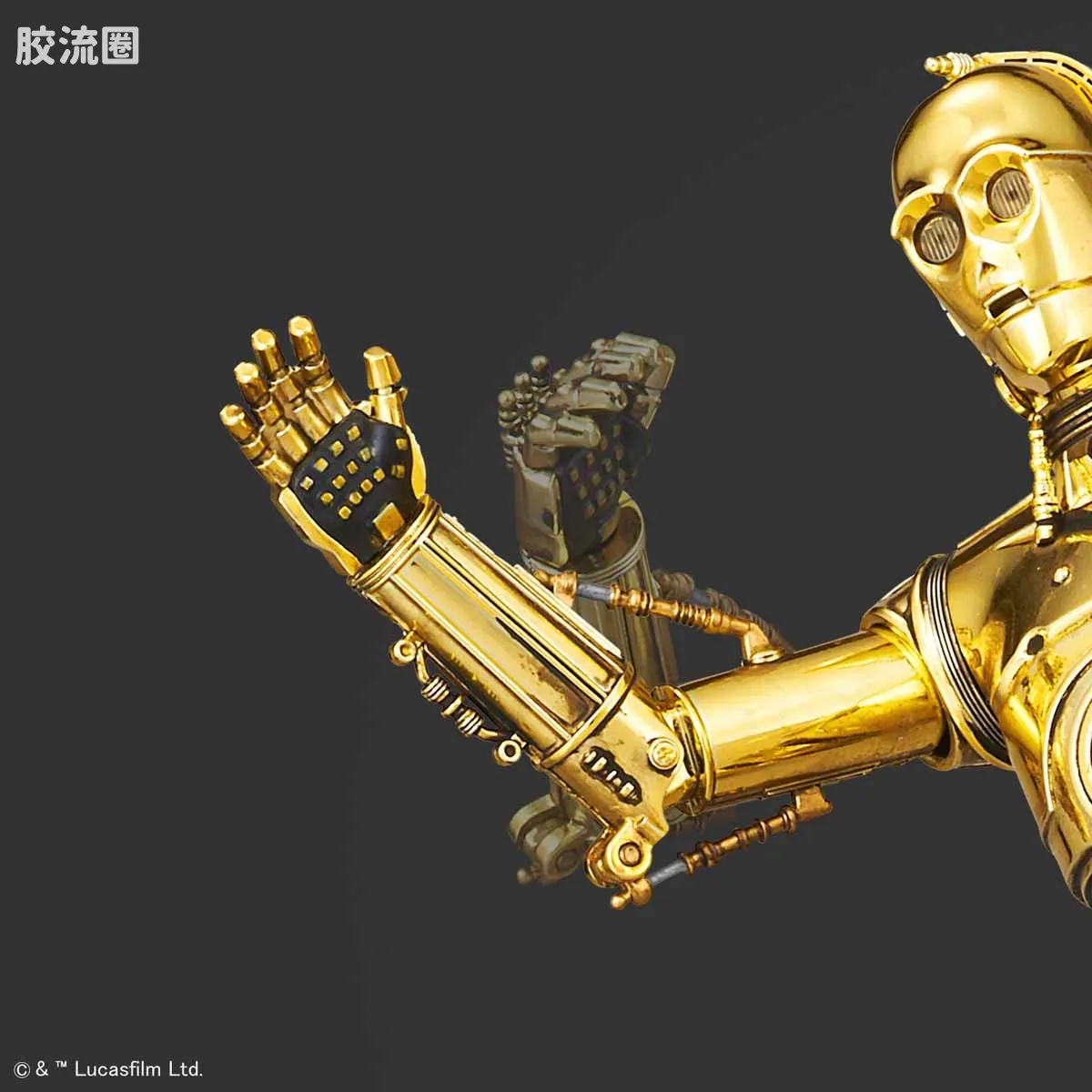 万代 星球大战系列拼装模型 机器人系列 1/12 C-3PO & R2-D2 - 图片