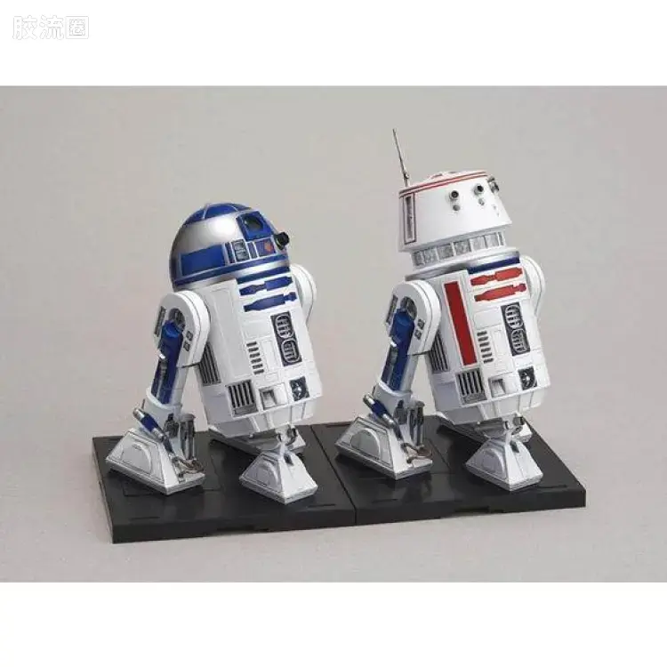 万代 星球大战系列拼装模型 机器人系列 1/12 R2-D2 & R5-4 - 图片