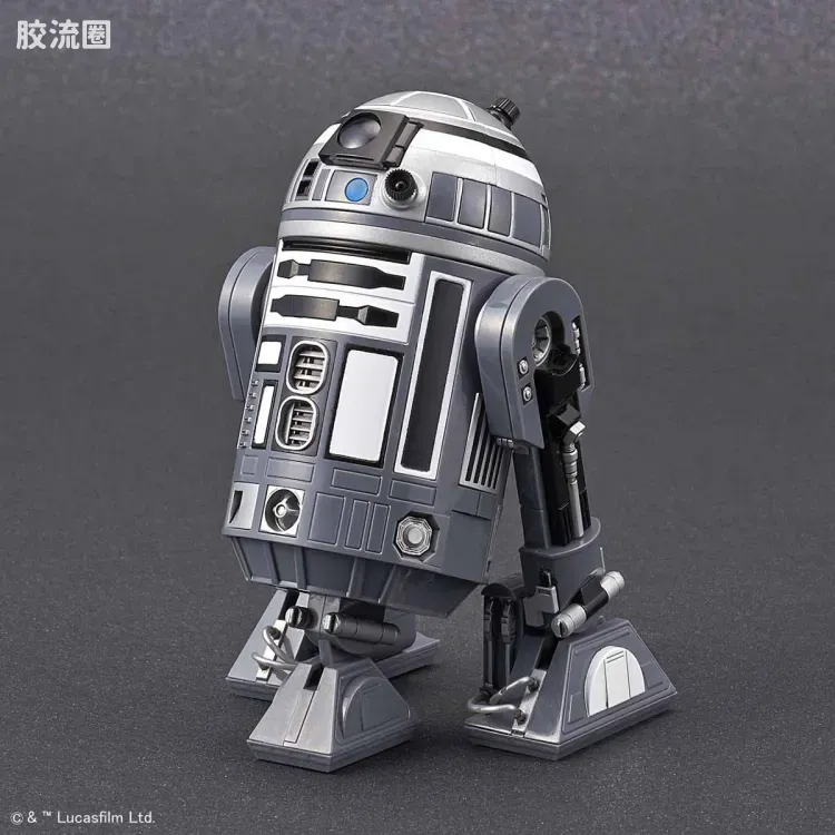 万代 星球大战系列拼装模型 机器人系列 1/12 R2-Q2 - 图片