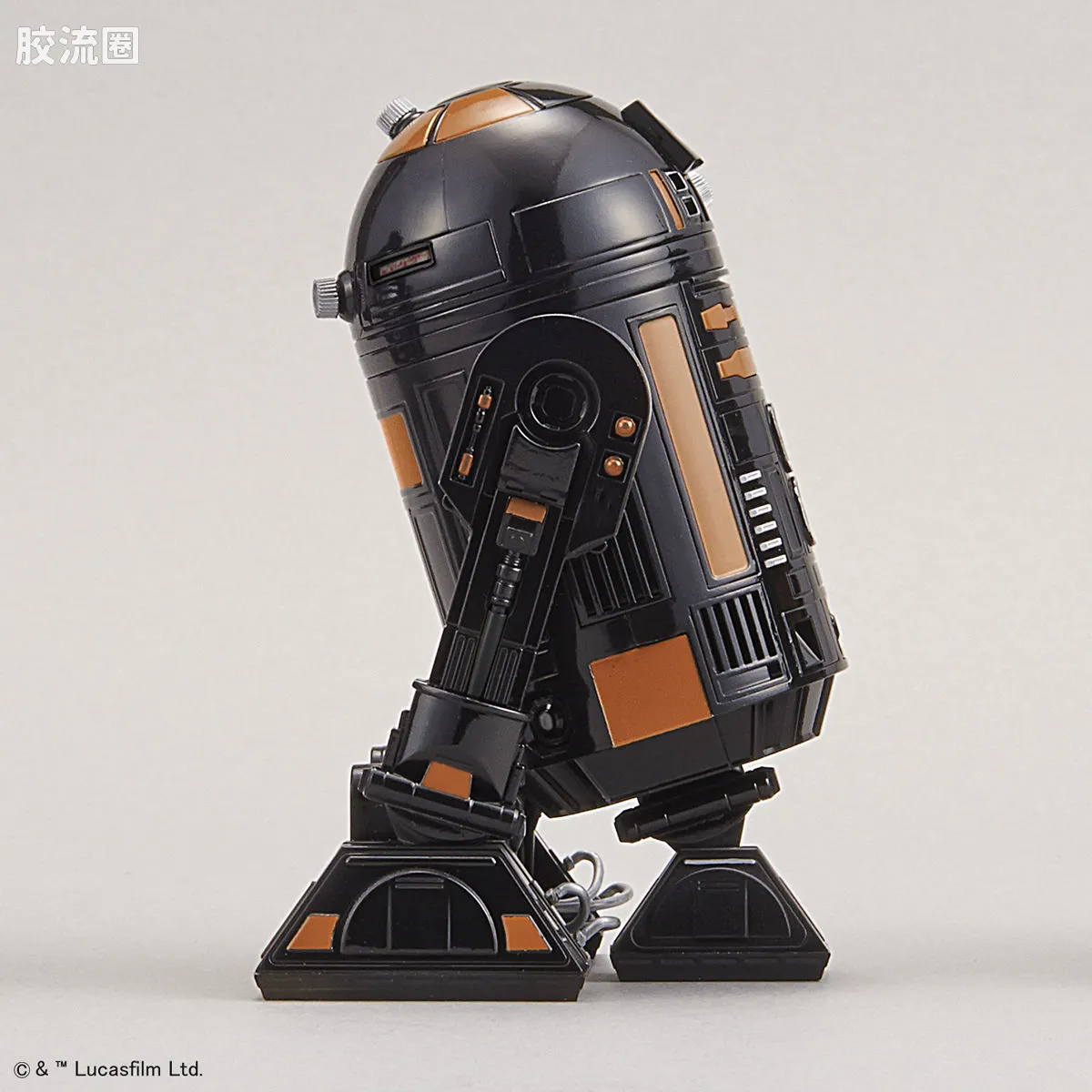 万代 星球大战系列拼装模型 机器人系列 1/12 R2-Q5 - 图片