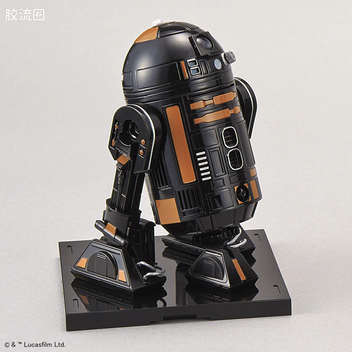 万代 星球大战系列拼装模型 机器人系列 1/12 R2-Q5 - 图片