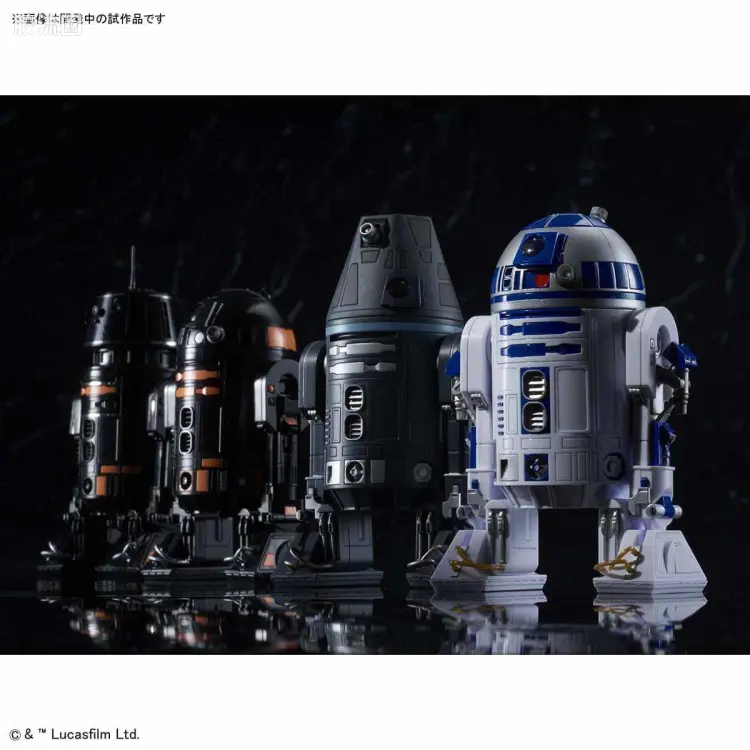 万代 星球大战系列拼装模型 机器人系列 1/12 R4-I9