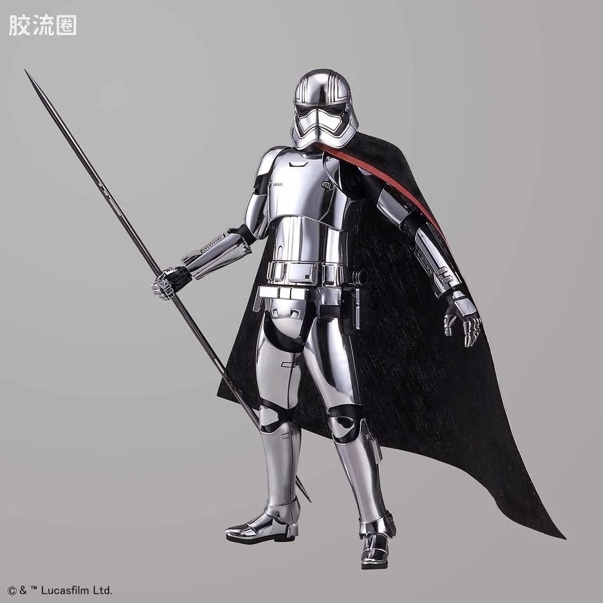 万代 星球大战系列拼装模型 人物系列 1/12 法斯马队长 - 图片