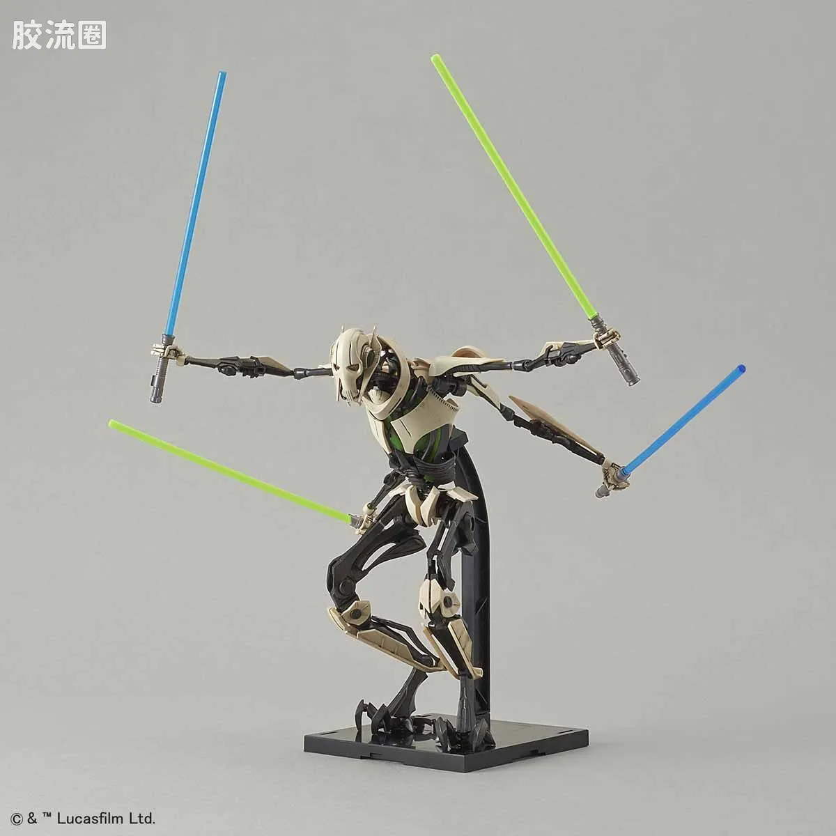 万代 星球大战系列拼装模型 人物系列 1/12 格里弗斯将军 - 图片