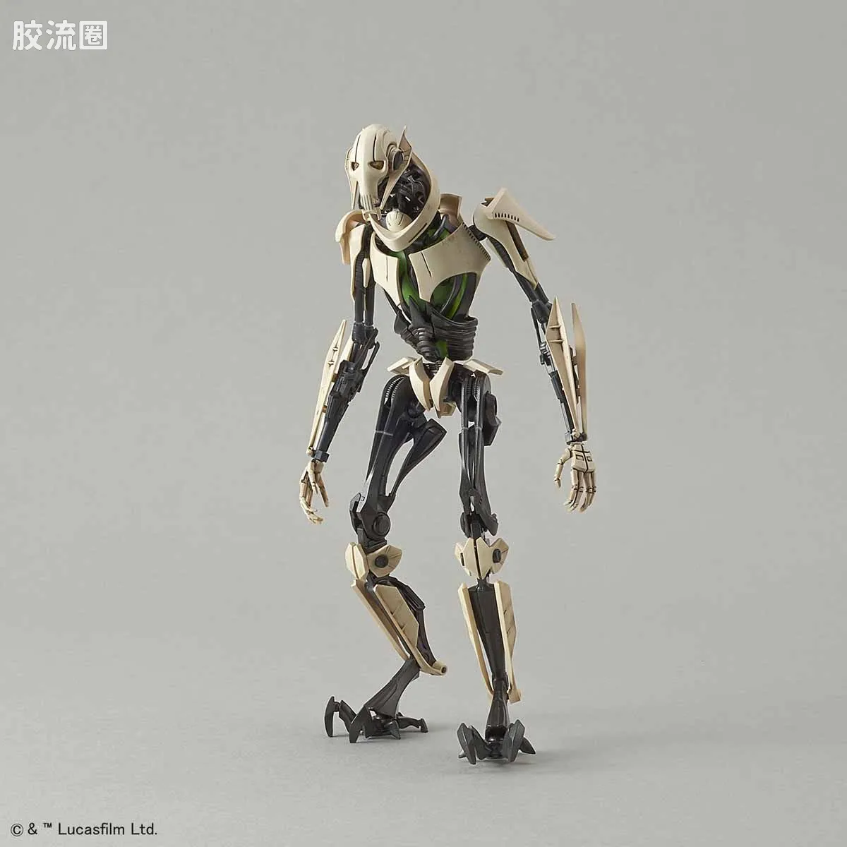 万代 星球大战系列拼装模型 人物系列 1/12 格里弗斯将军 - 图片