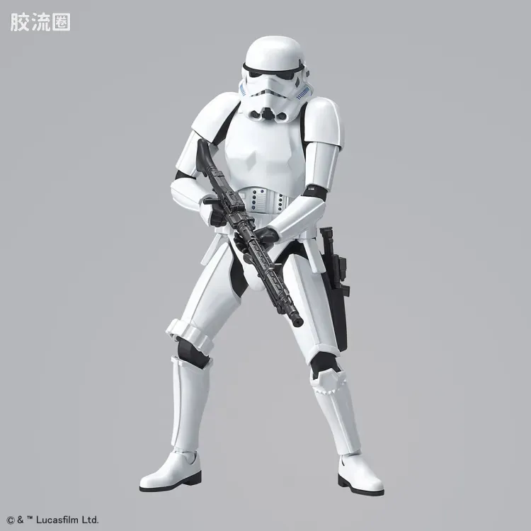 万代 星球大战系列拼装模型 人物系列 1/12 韩索罗 帝国冲锋队Ver. - 图片