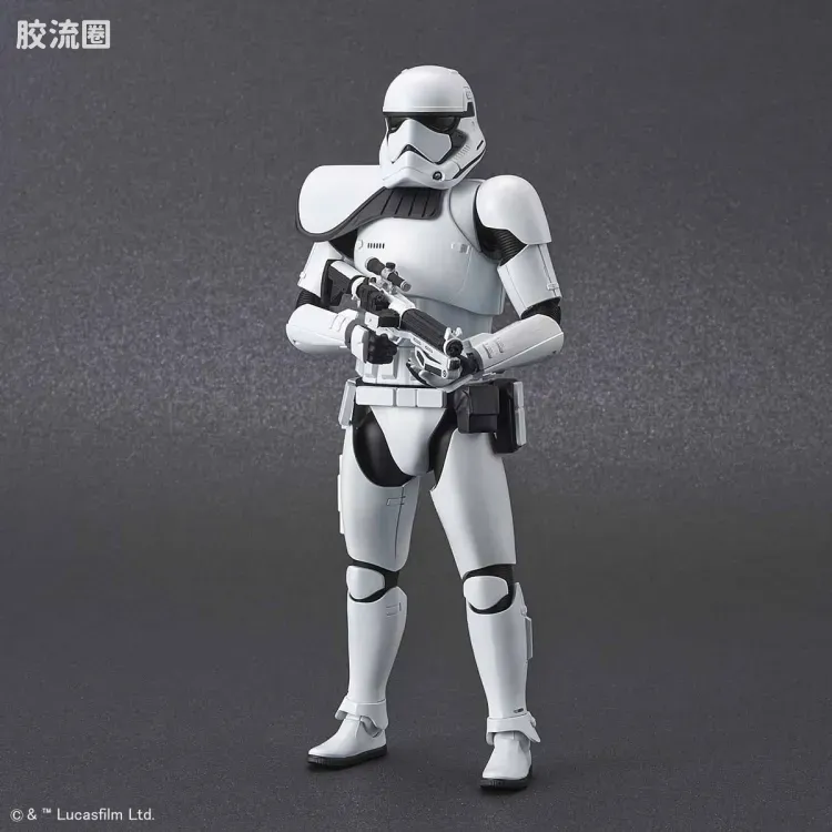 万代 星球大战系列拼装模型 人物系列 1/12 第一秩序暴风兵 天行者崛起Ver. - 图片