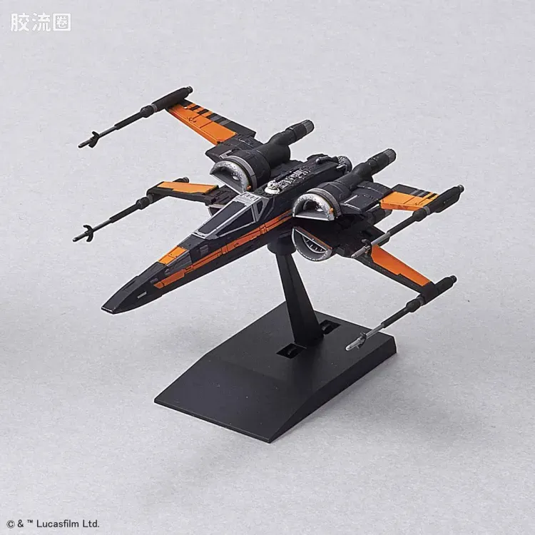 万代 星球大战系列拼装模型 载具系列 1/144 & 1/350 抵抗军飞行器套装 - 图片