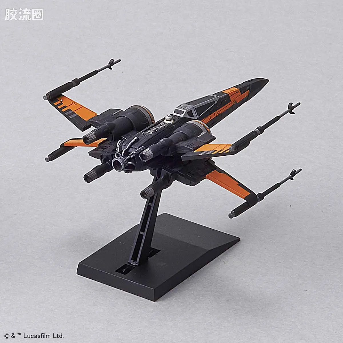 万代 星球大战系列拼装模型 载具系列 1/144 & 1/350 抵抗军飞行器套装 - 图片
