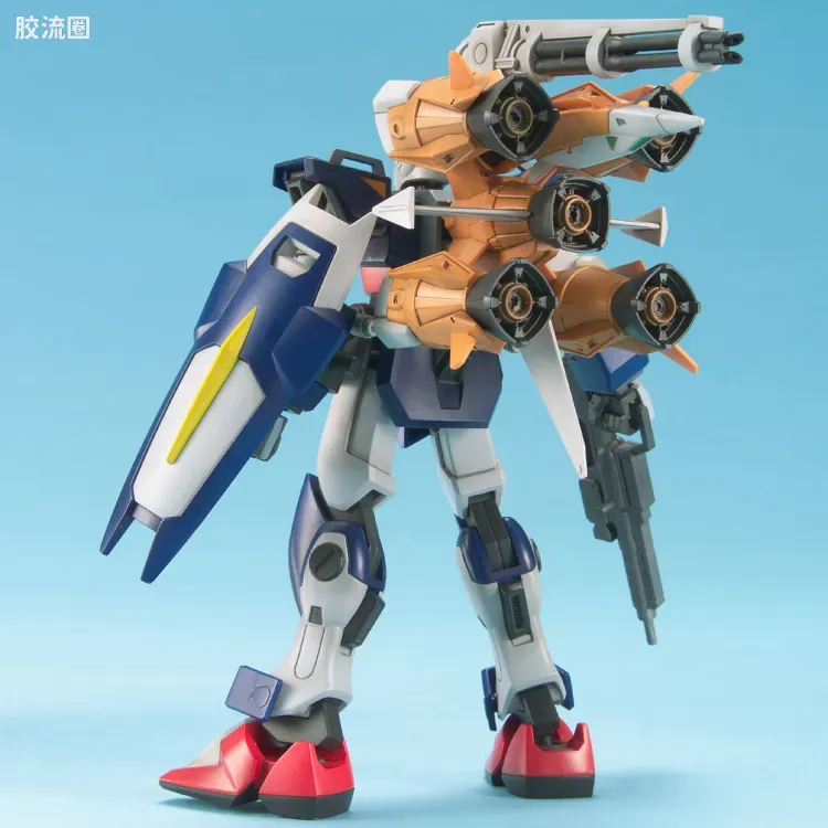 机动战士高达SEED HG SEED MSV 06 GAT-01A1+AQM/E-X04 105屠杀短剑+炮筒 - 图片