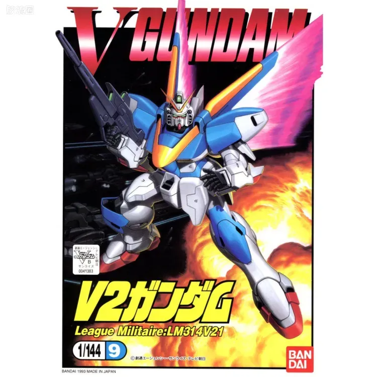 机动战士V高达拼装模型 1/144 09 LM314V21 V2高达 - 图片