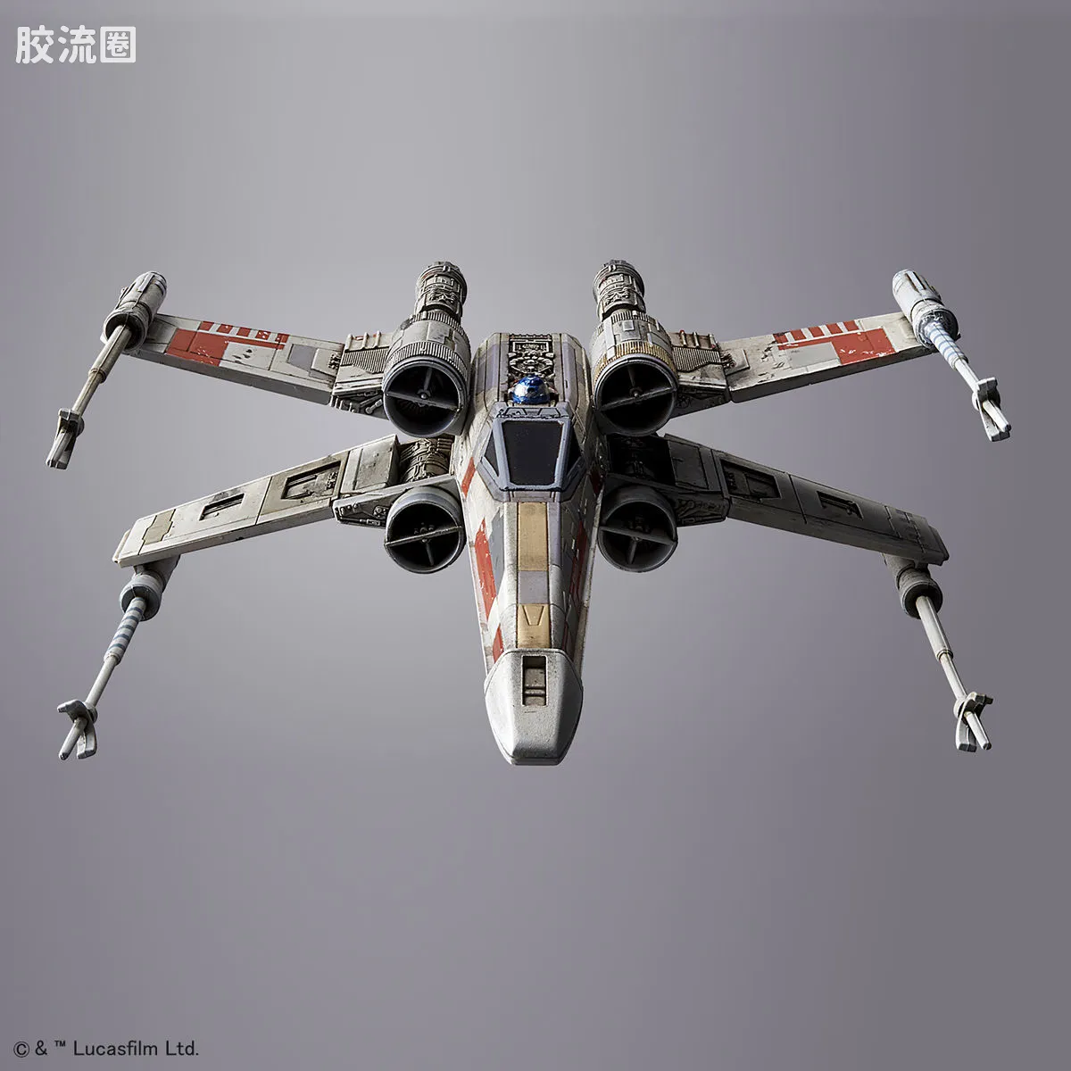 万代 星球大战系列拼装模型 载具系列 1/144 X翼战机 & Y翼战机 套装 - 图片