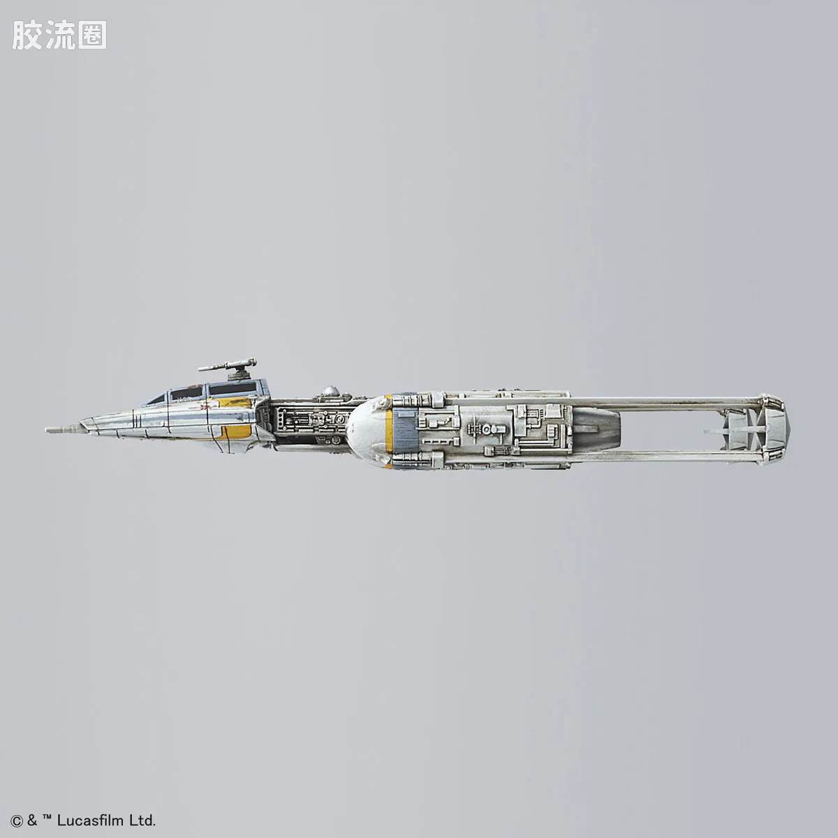 万代 星球大战系列拼装模型 载具系列 1/144 X翼战机 & Y翼战机 套装 - 图片