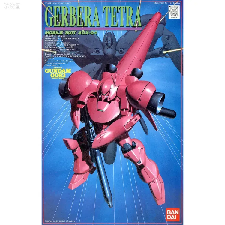 机动战士高达0083 星尘的回忆拼装模型 1/144 05 AGX-04 红色角马 - 图片