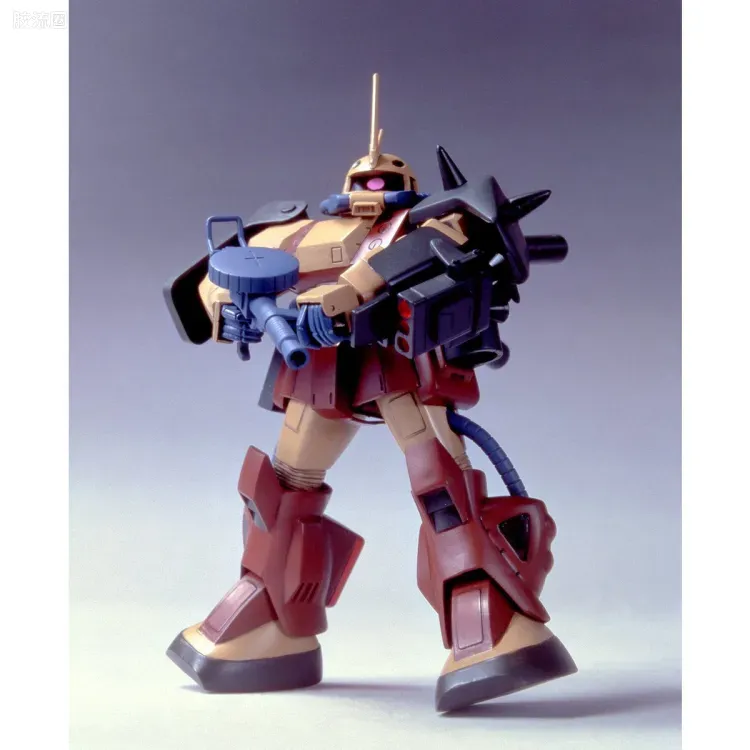 机动战士高达ZZ拼装模型 1/144 10 MS-06D 沙漠型扎古 - 图片
