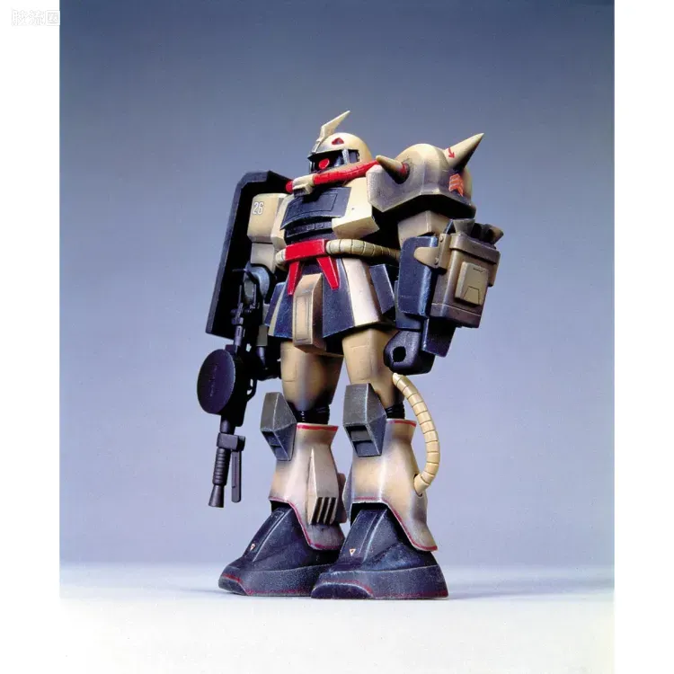 机动战士变体 高达MSV 拼装模型 1/144 04 MS-06D 沙漠型扎古 - 图片