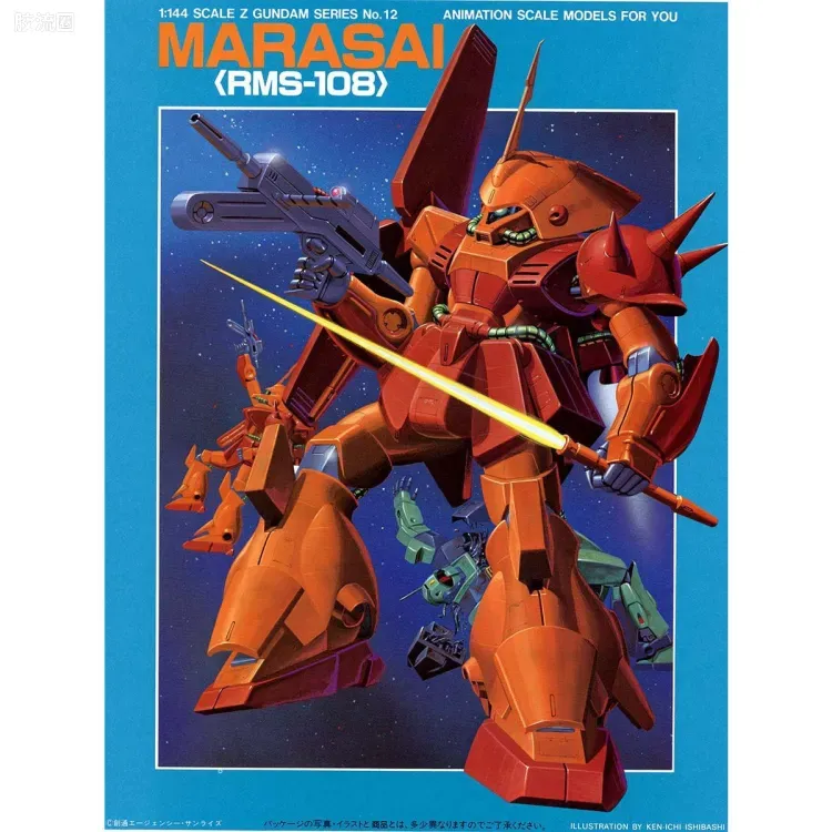 机动战士Z高达拼装模型 1/144 12 RMS-108 玛拉塞 - 图片