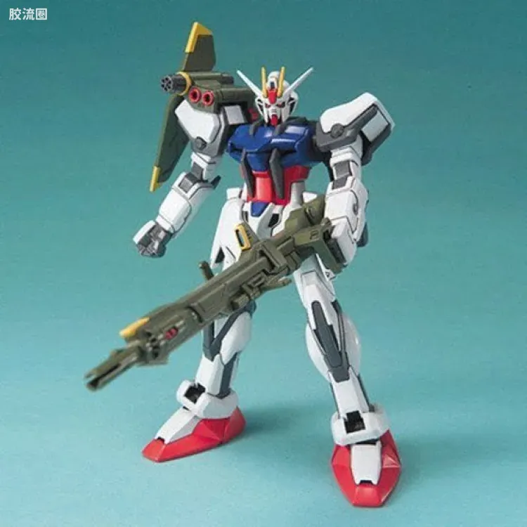 机动战士高达SEED 1/144比例模型(非HG) 09 GAT-X105+AQM/E-X03 炮装强袭高达 - 图片
