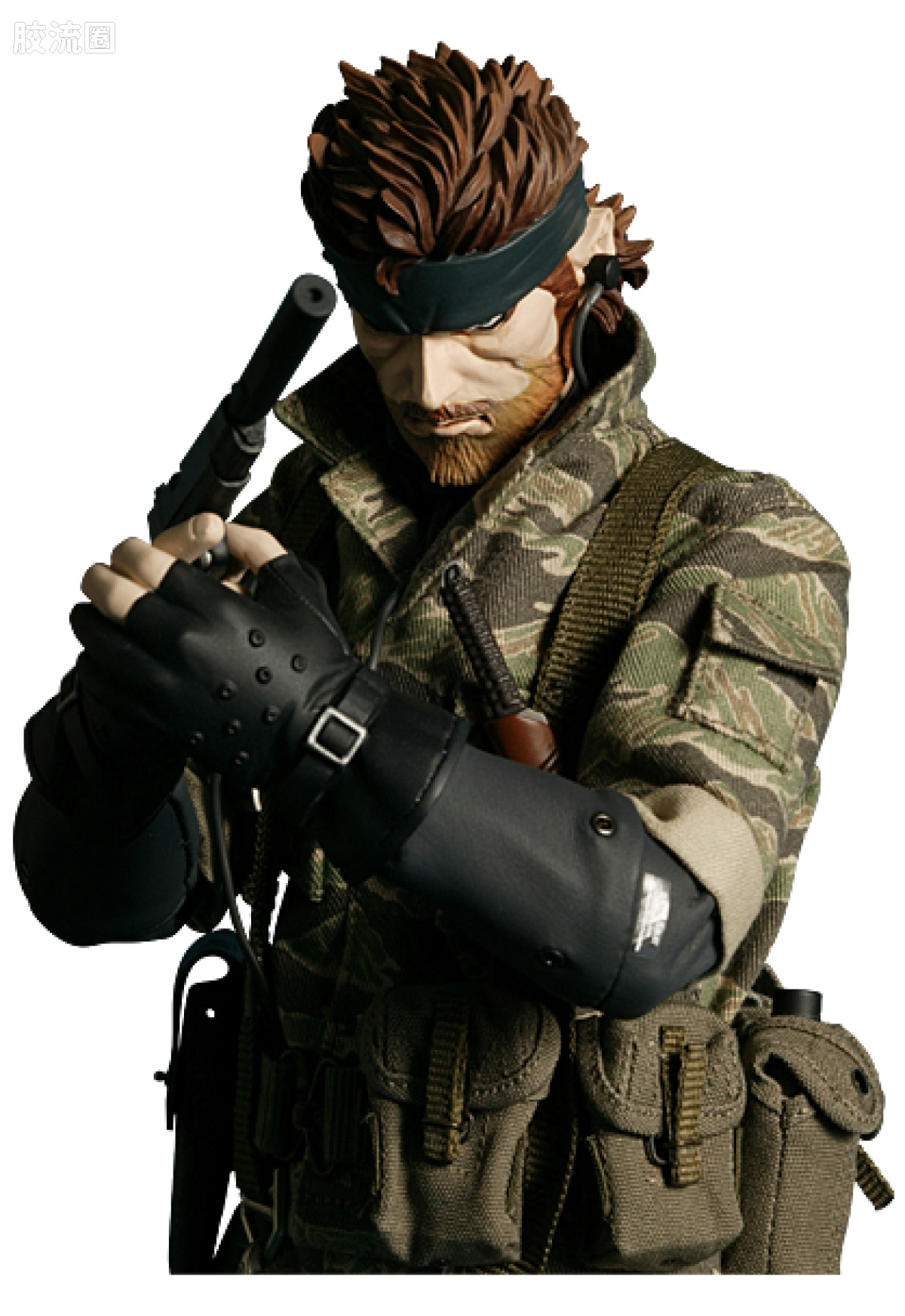 RAH12寸真人皮偶系列玩具 合金装备 SNAKE - 图片