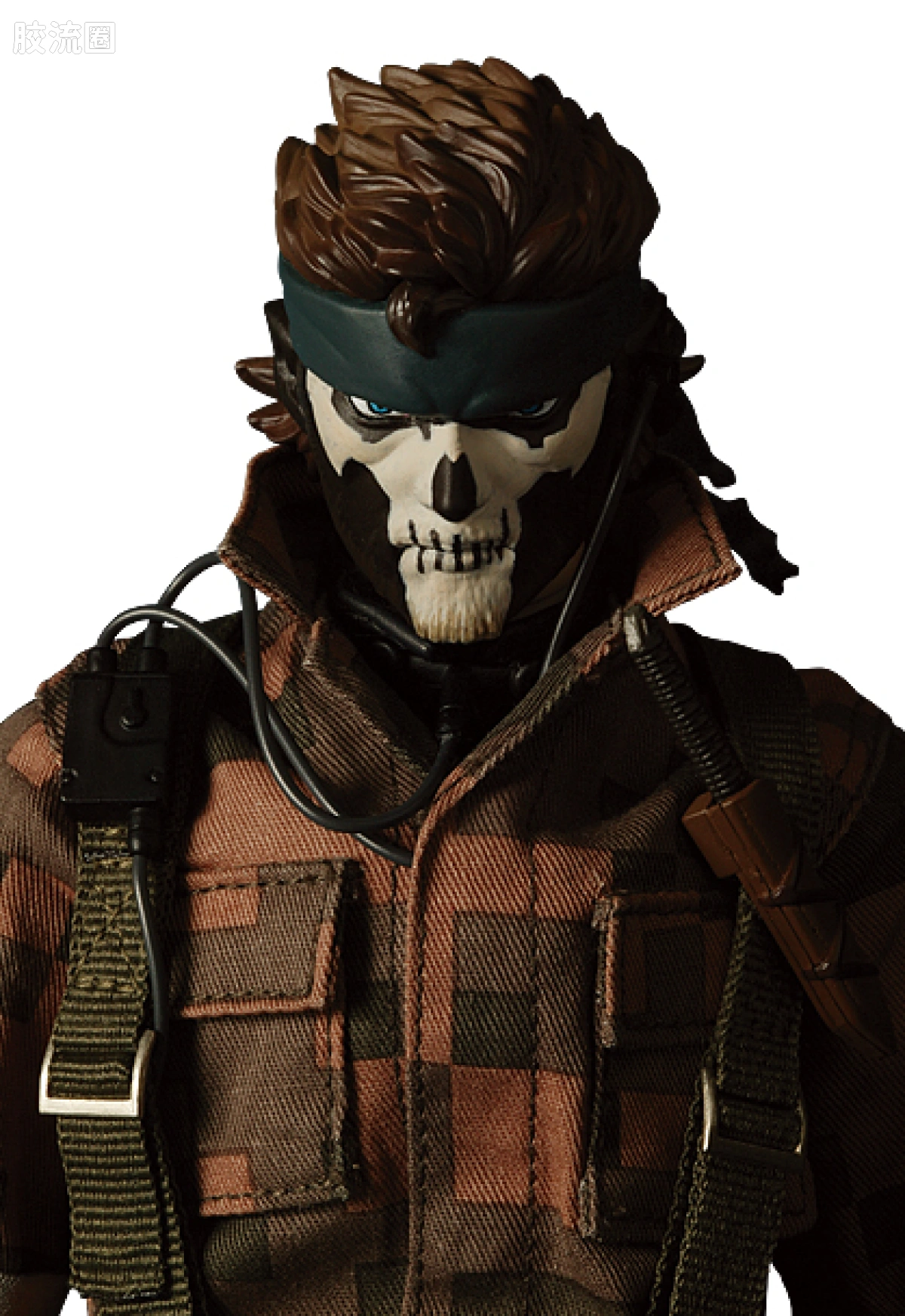RAH12寸真人皮偶系列玩具 合金装备 SNAKE (SQUARES CAMOUFLAGE Ver.) - 图片