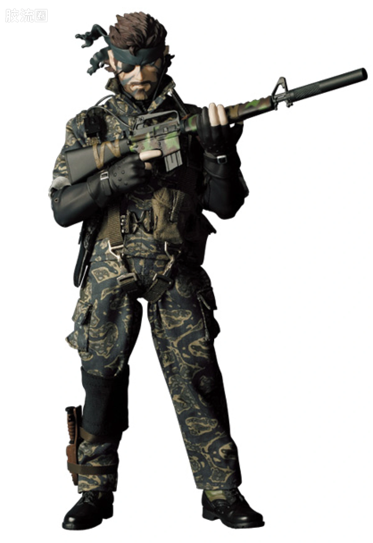 RAH12寸真人皮偶系列玩具 合金装备 SNAKE (SNAKE CAMOUFLAGE Ver.) - 图片