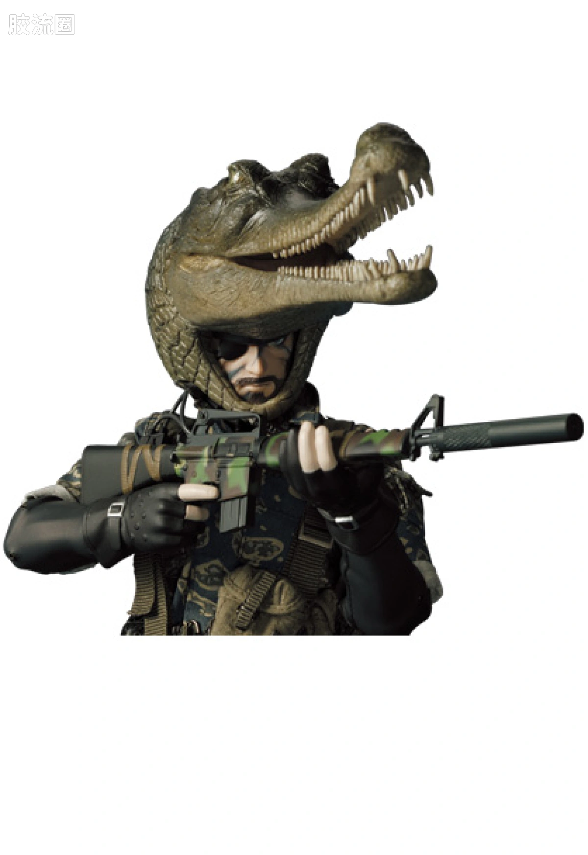 RAH12寸真人皮偶系列玩具 合金装备 SNAKE (SNAKE CAMOUFLAGE Ver.) - 图片