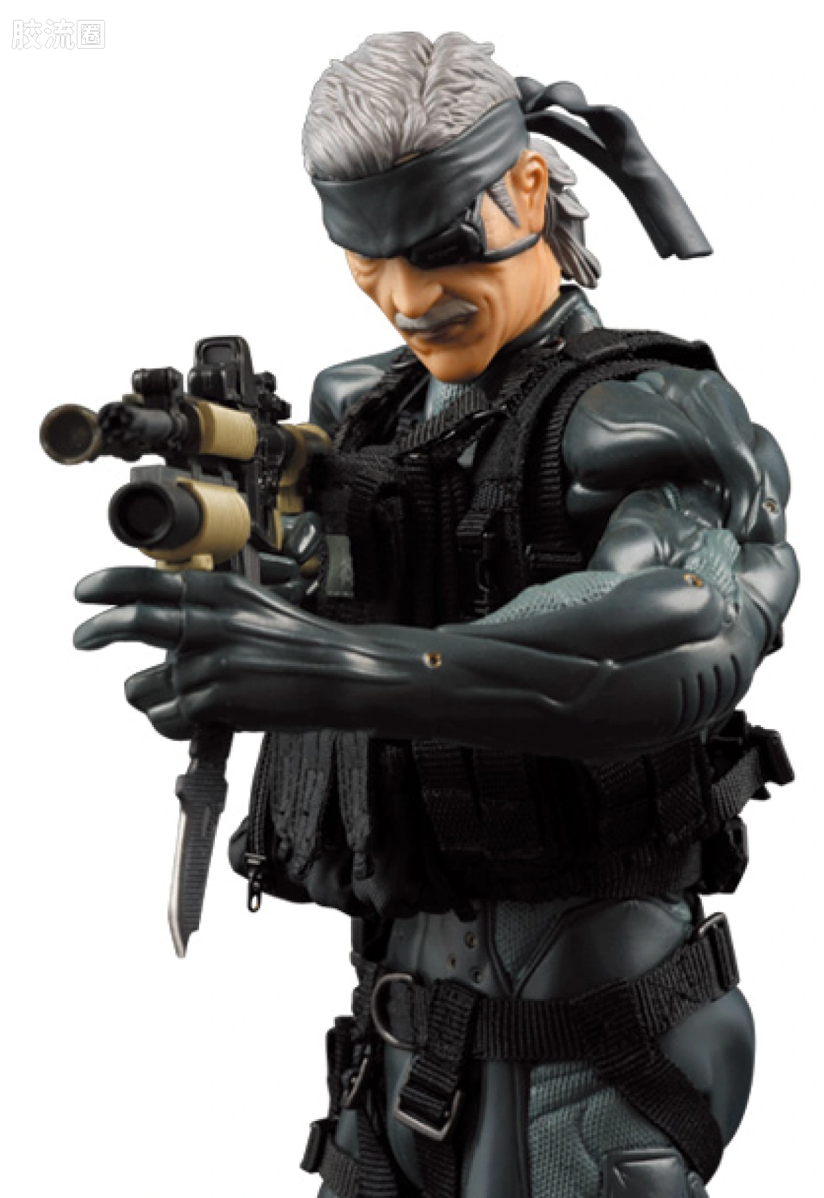 RAH12寸真人皮偶系列玩具 合金装备 OLD SNAKE（MGS4 Ver.） - 图片