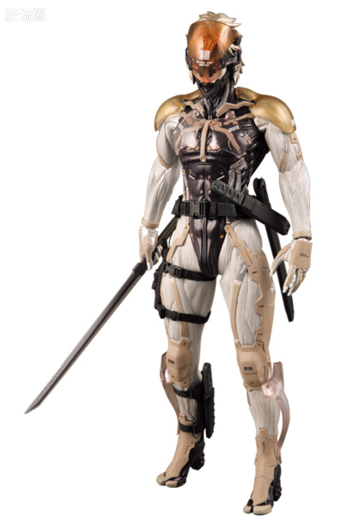 RAH12寸真人皮偶系列玩具 合金装备 RAIDEN（MGS4 Ver.） - 图片