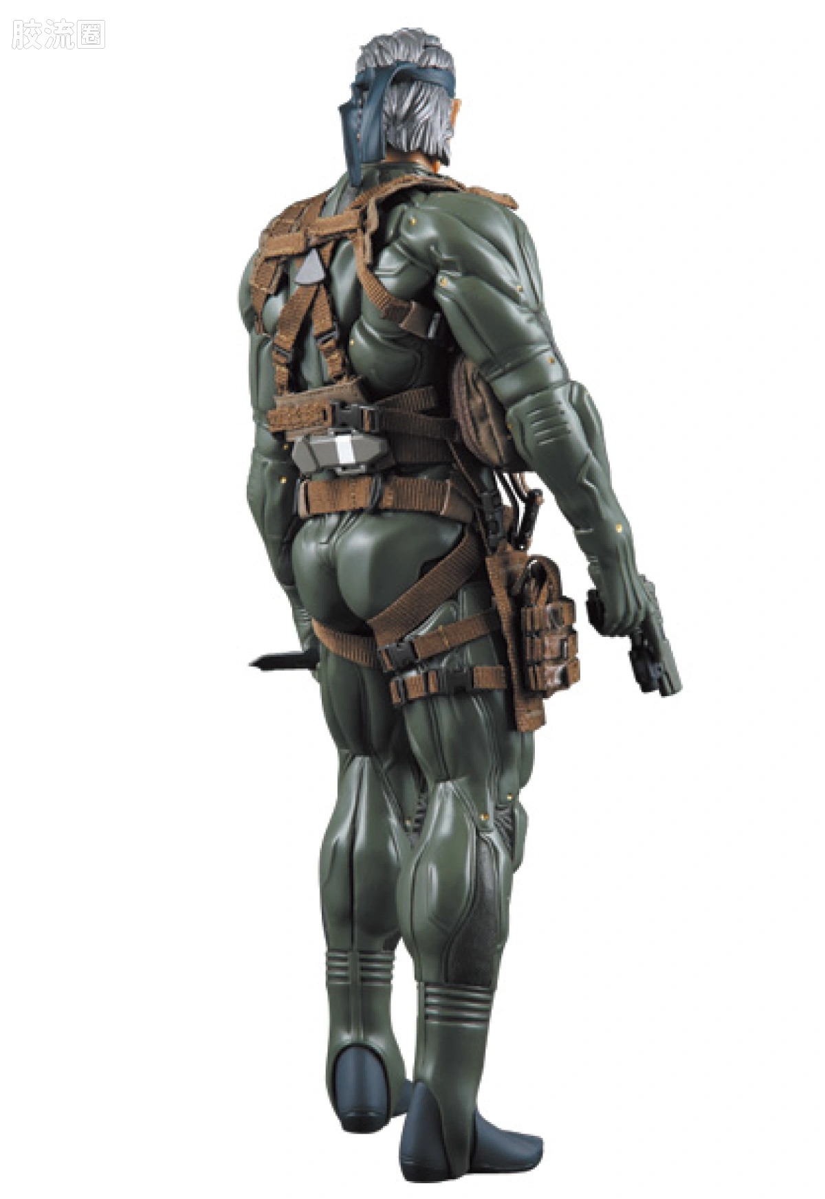 RAH12寸真人皮偶系列玩具 合金装备 OLD SNAKE（olive drab ver.） - 图片