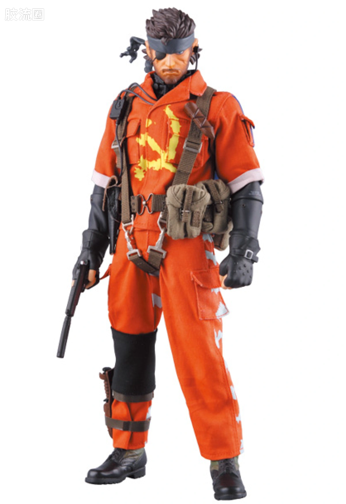 RAH12寸真人皮偶系列玩具 合金装备 NAKED SNAKE Cold War ver. - 图片