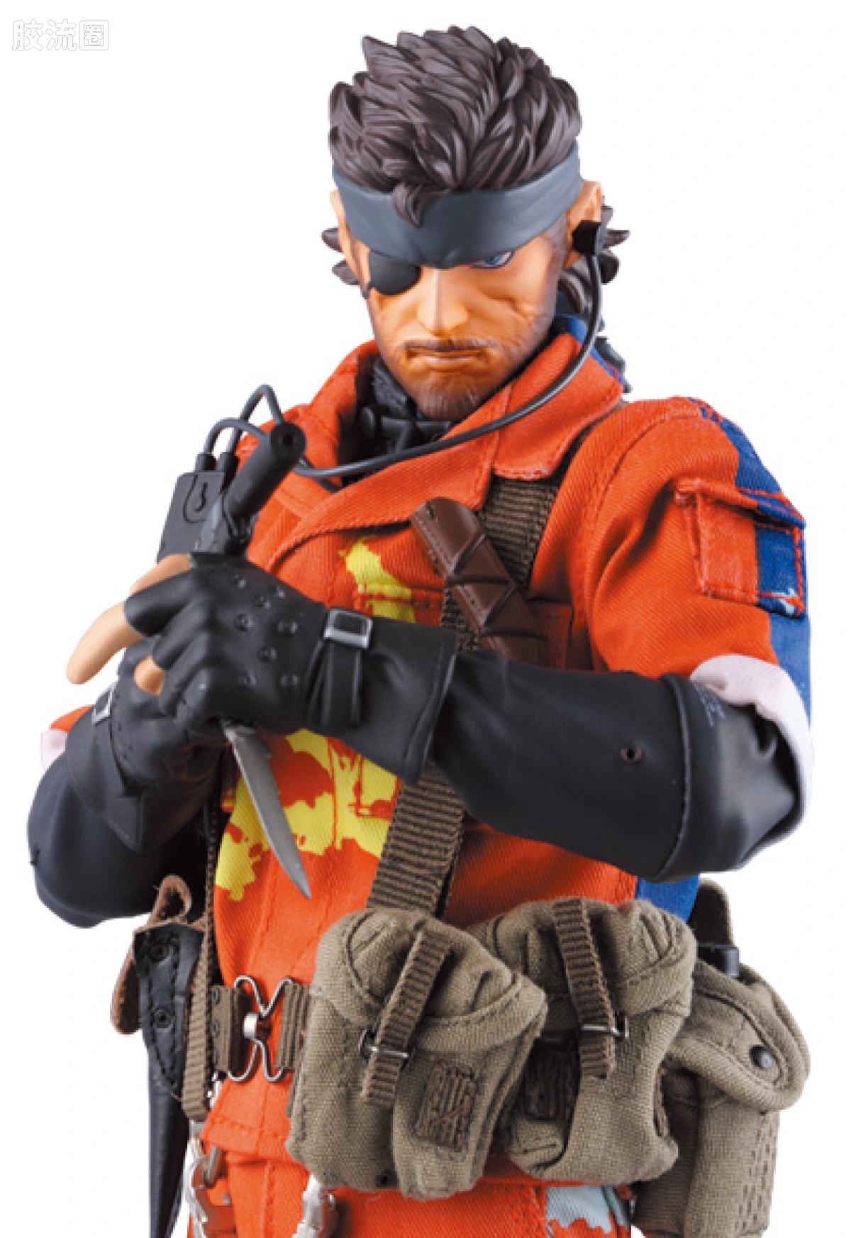 RAH12寸真人皮偶系列玩具 合金装备 NAKED SNAKE Cold War ver. - 图片