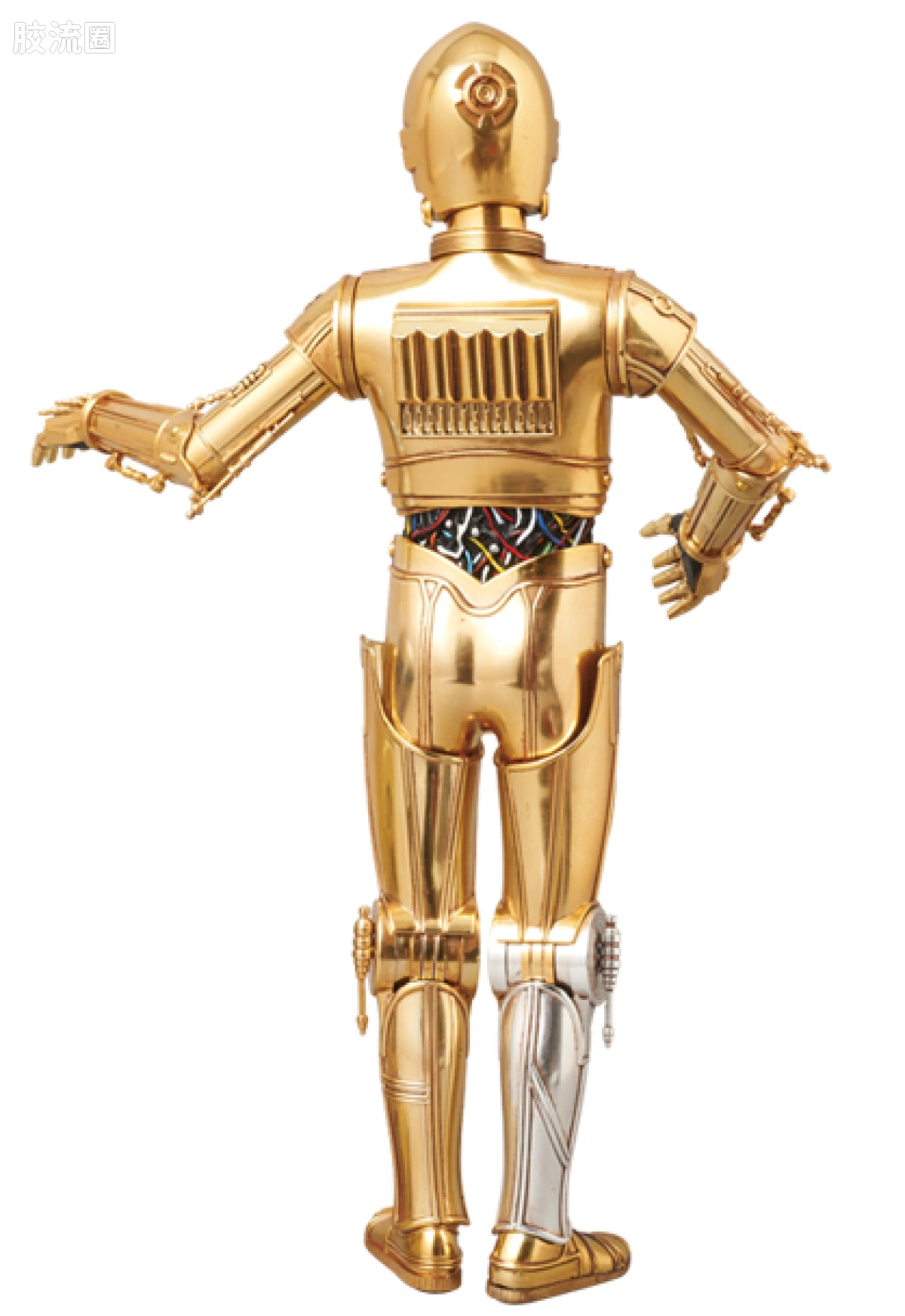 RAH12寸真人皮偶系列玩具 星球大战 C-3PO 金版 - 图片