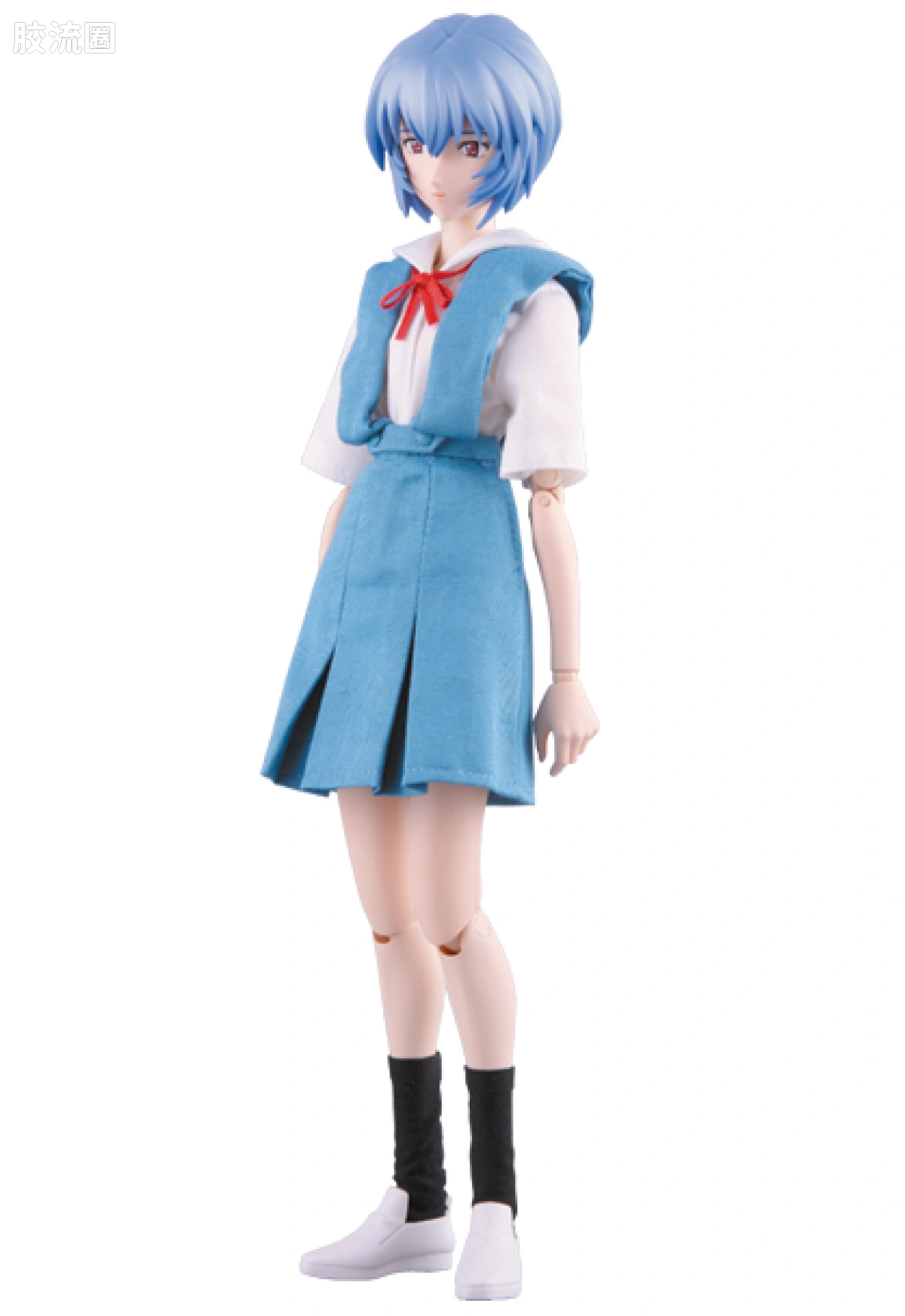 RAH12寸真人皮偶系列玩具 新世纪福音战士 凌波丽 制服版 - 图片