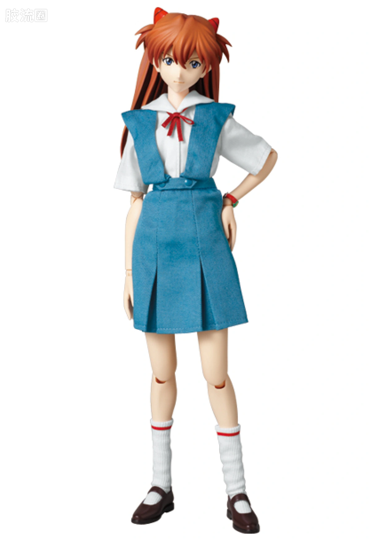 RAH12寸真人皮偶系列玩具 新世纪福音战士 明日香 制服版 - 图片