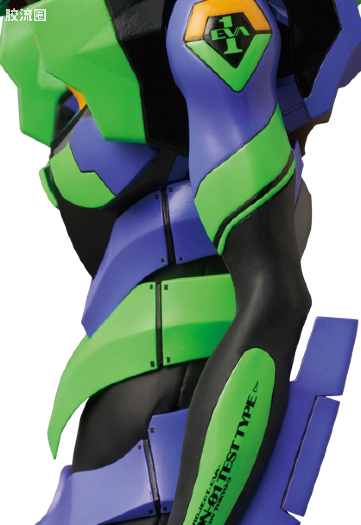 RAH12寸真人皮偶系列玩具 新世纪福音战士 EVA 初号机 破Ver. - 图片