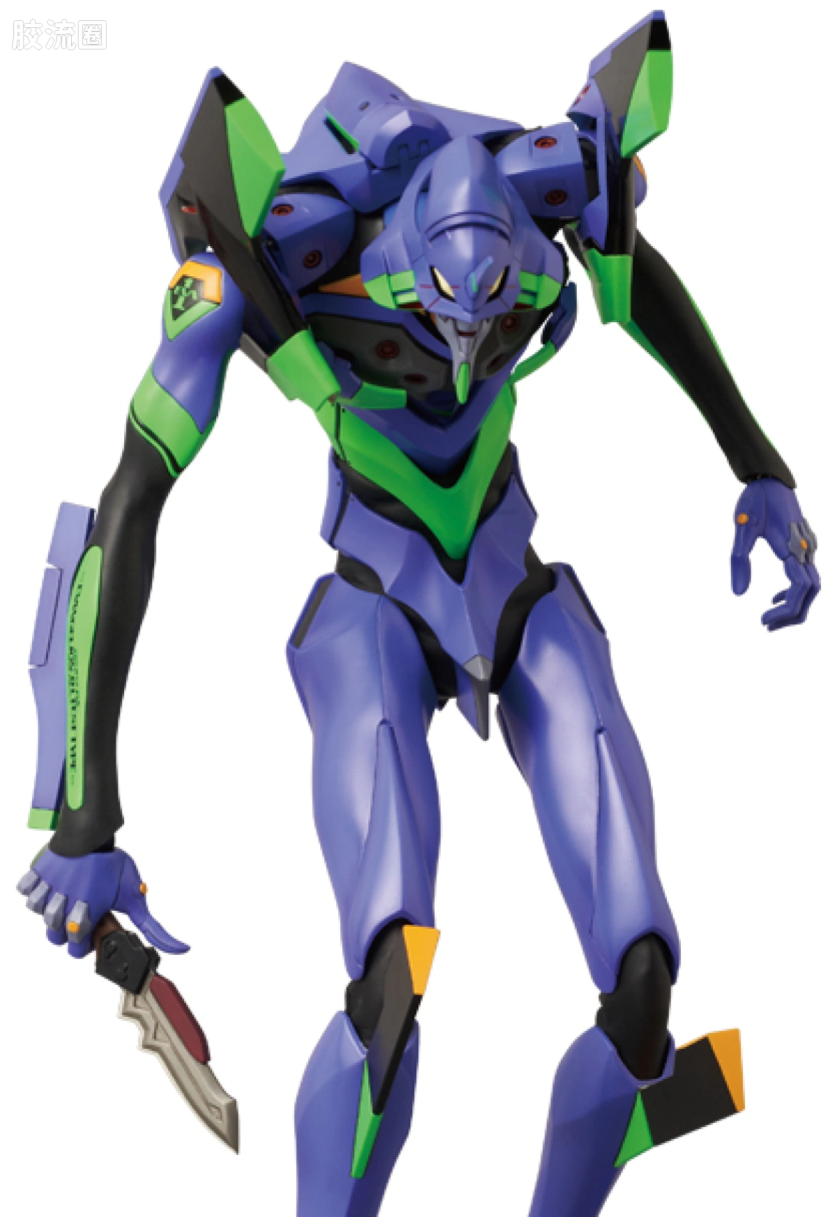 RAH12寸真人皮偶系列玩具 新世纪福音战士 EVA 初号机 破Ver. - 图片