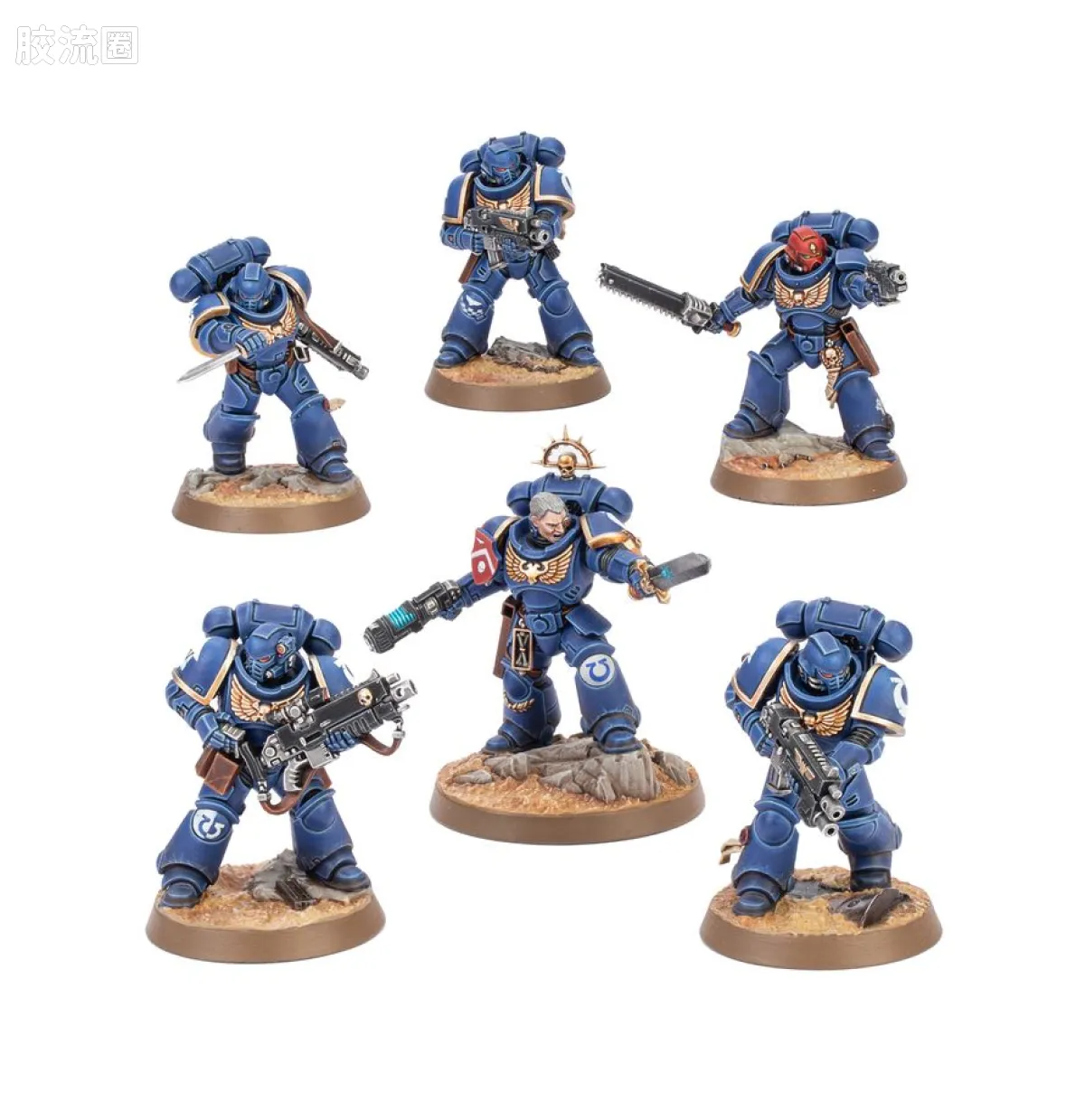 战锤40K Space Marines 星际战士通用单位 11版 入门套装 仲裁者小队
